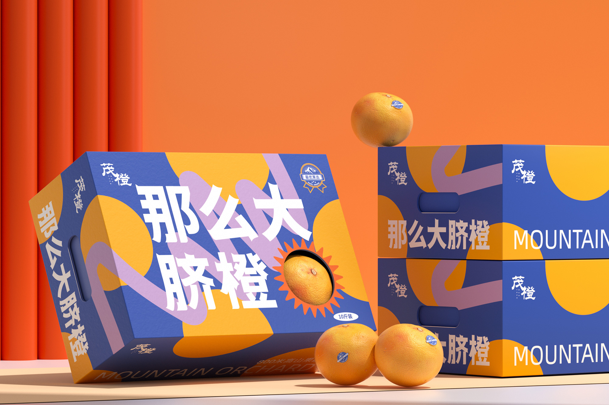 MAOCHENG So Big Navel Orange Gift Box